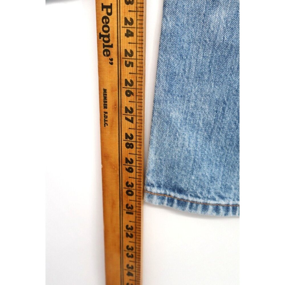 Levi's 501 Size 28 Straight Denim Jeans Men Distressed Faded - Picture 12 of 13